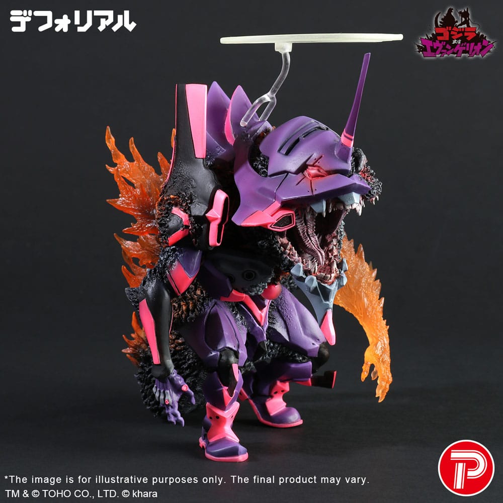 Godzilla vs. Evangelion Deforeal PVC Statue Test Type-01 Burning "G" Awakening Form 19 cm  4532149024686
