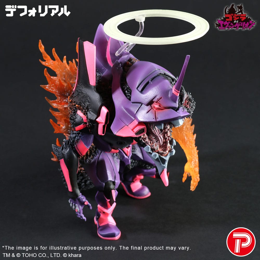 Godzilla vs. Evangelion Deforeal PVC Statue Test Type-01 Burning "G" Awakening Form 19 cm  4532149024686
