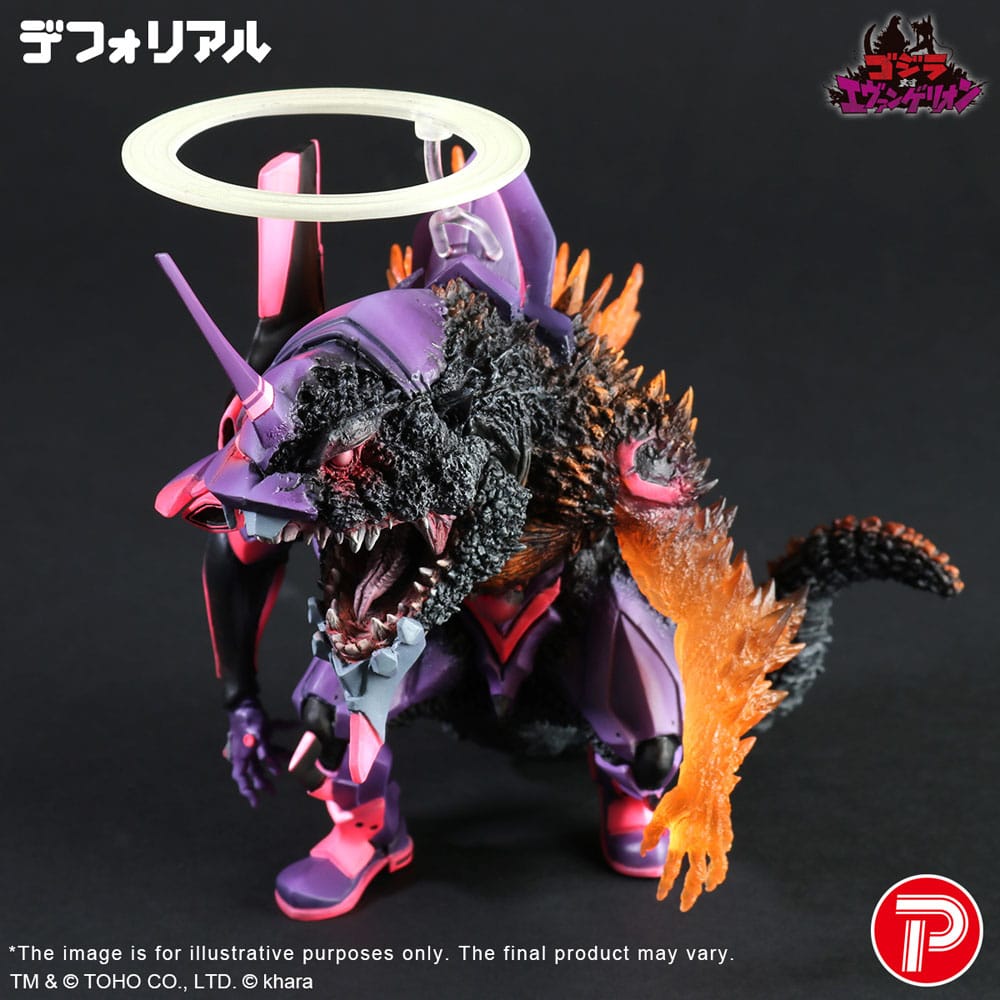 Godzilla vs. Evangelion Deforeal PVC Statue Test Type-01 Burning "G" Awakening Form 19 cm  4532149024686