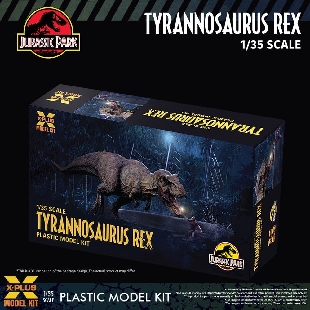 Jurassic Park Plastic Model Kit 1/35 Tyrannosaurus Rex 42 cm 4532149026178