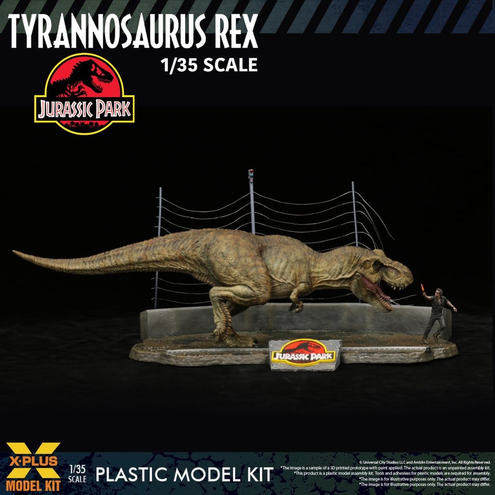 Jurassic Park Plastic Model Kit 1/35 Tyrannosaurus Rex 42 cm 4532149026178