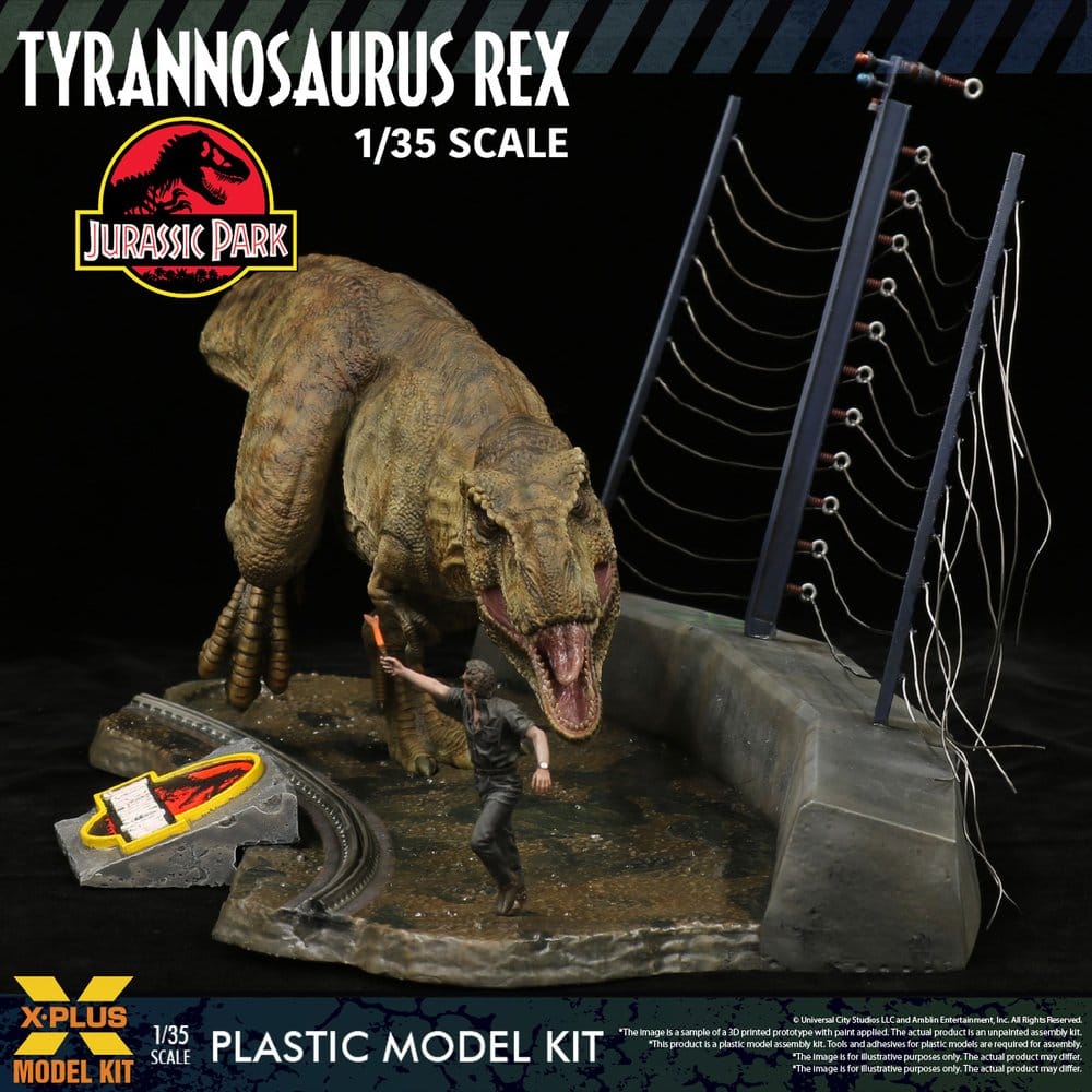 Jurassic Park Plastic Model Kit 1/35 Tyrannosaurus Rex 42 cm 4532149026178