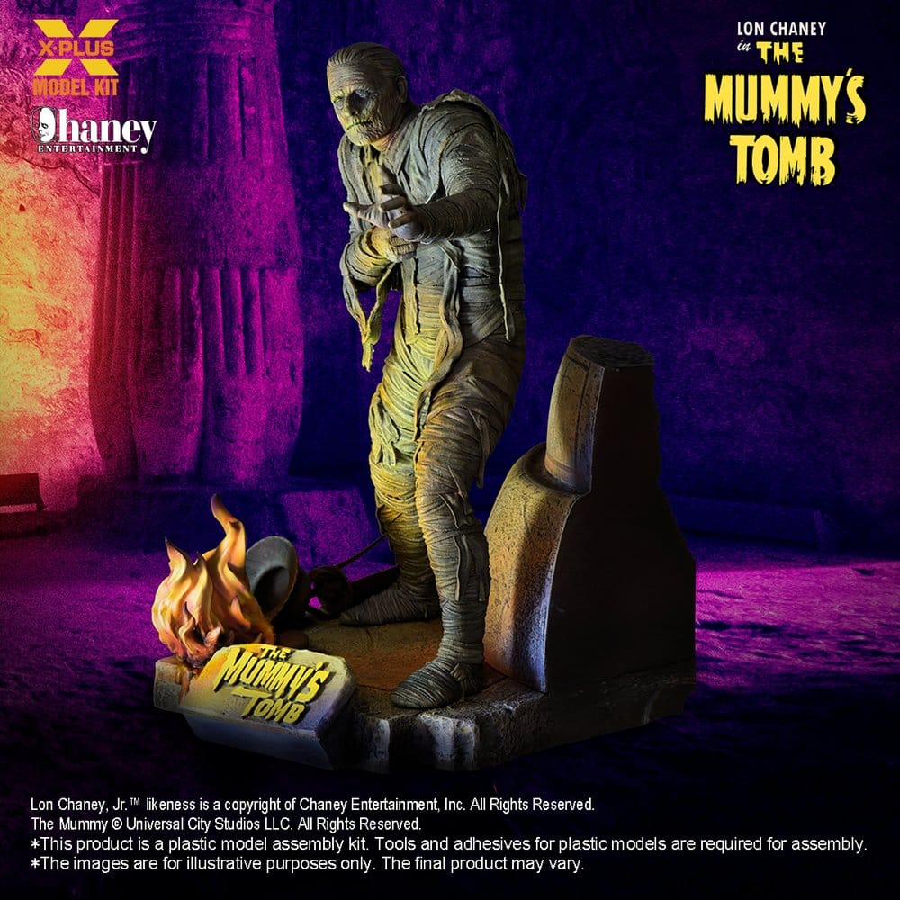 Universal Monsters Plastic Model Kit 1/8 Lon Chaney, Jr. as Mummy (Repro) 23 cm 4532149026246