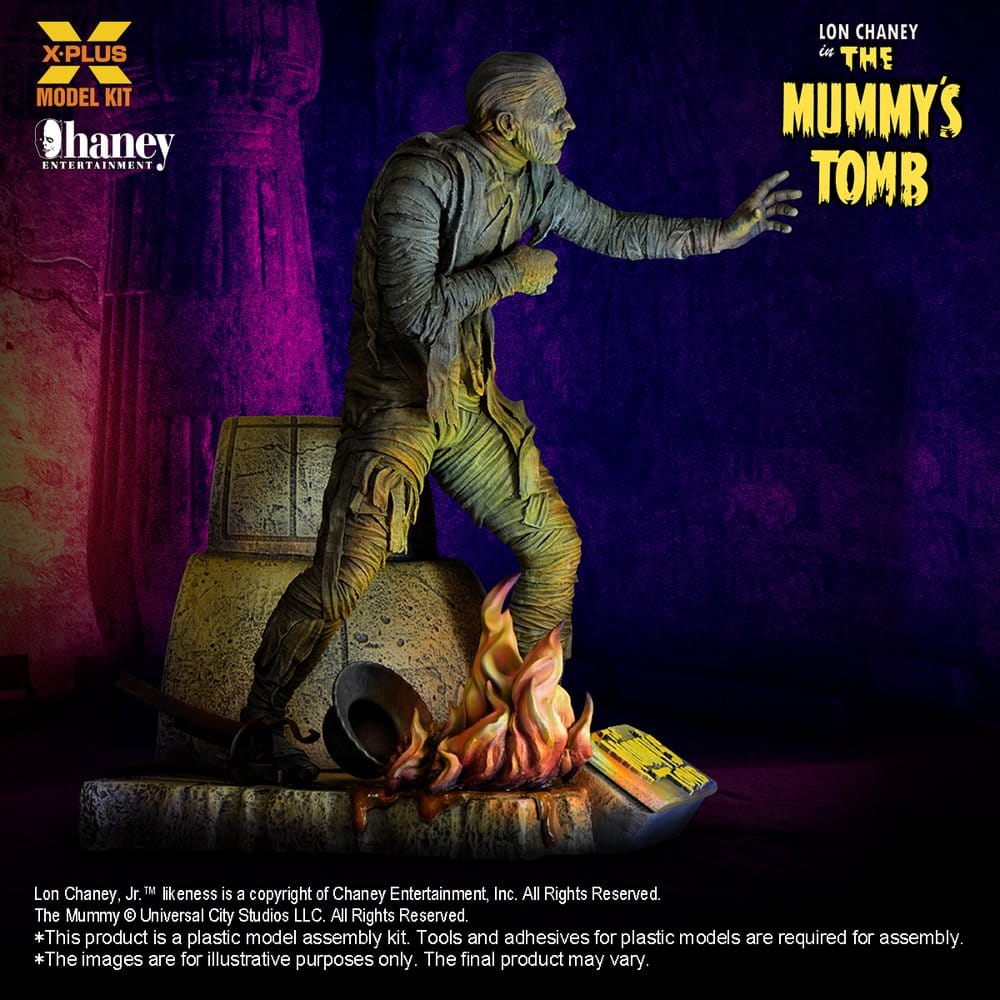 Universal Monsters Plastic Model Kit 1/8 Lon Chaney, Jr. as Mummy (Repro) 23 cm 4532149026246