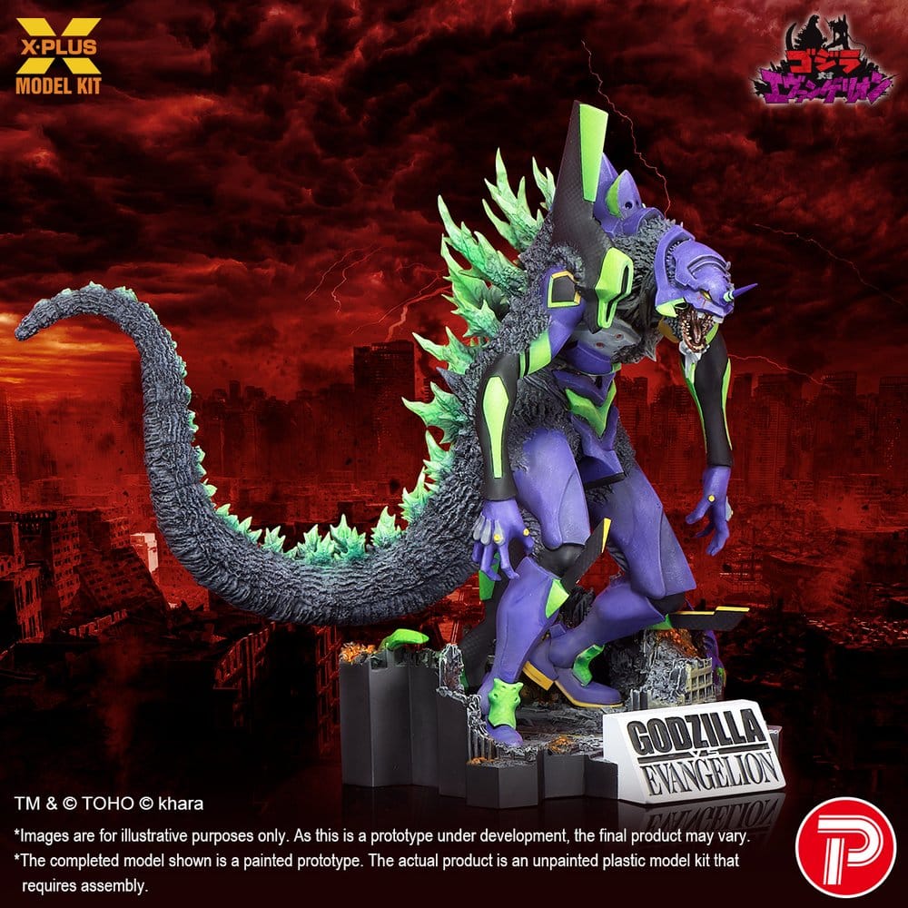 Godzilla vs. Evangelion Plastic Model Kit Evangelion Test Type-01 “G” Awakened Form 20 cm 4532149027113