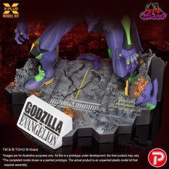 Godzilla vs. Evangelion Plastic Model Kit Evangelion Test Type-01 “G” Awakened Form 20 cm 4532149027113