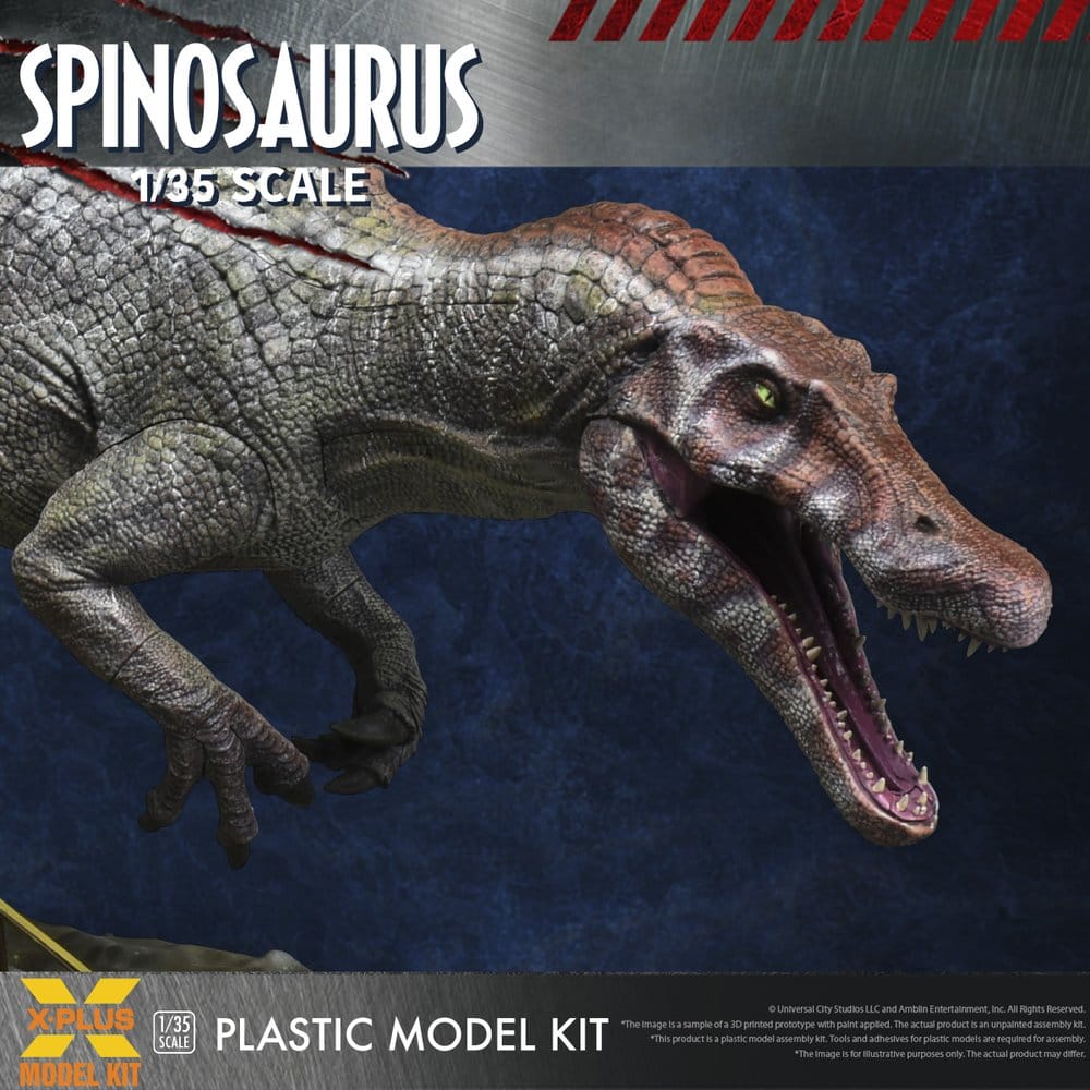 Jurassic Park III Plastic Model Kit 1/35 Spinosaurus 19 cm (Reproduction) 4532149027175