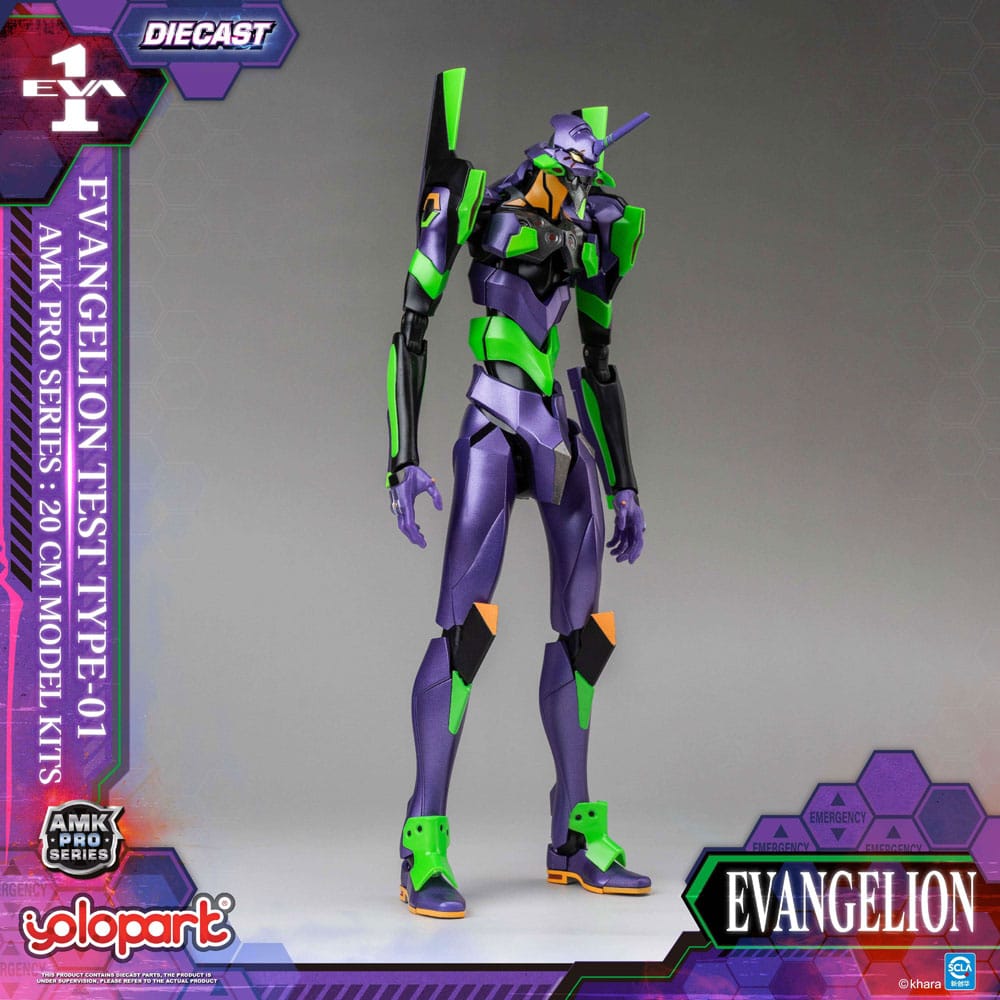 Neon Genesis Evangelion AMK Pro Series Model Kit Eva-01 Test Type 20 cm     4897131753884
