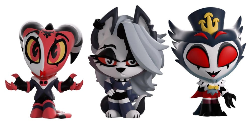 Helluva Boss Mini Tooz Mini Figures 3-Pack Blitzo, Loona &amp Stolas 0810222370283