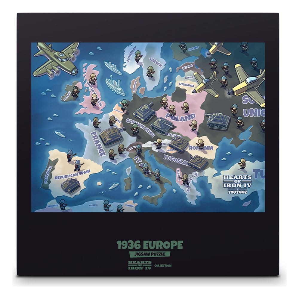 Hearts of Iron Puzzle 1936 Europe 0810222370788