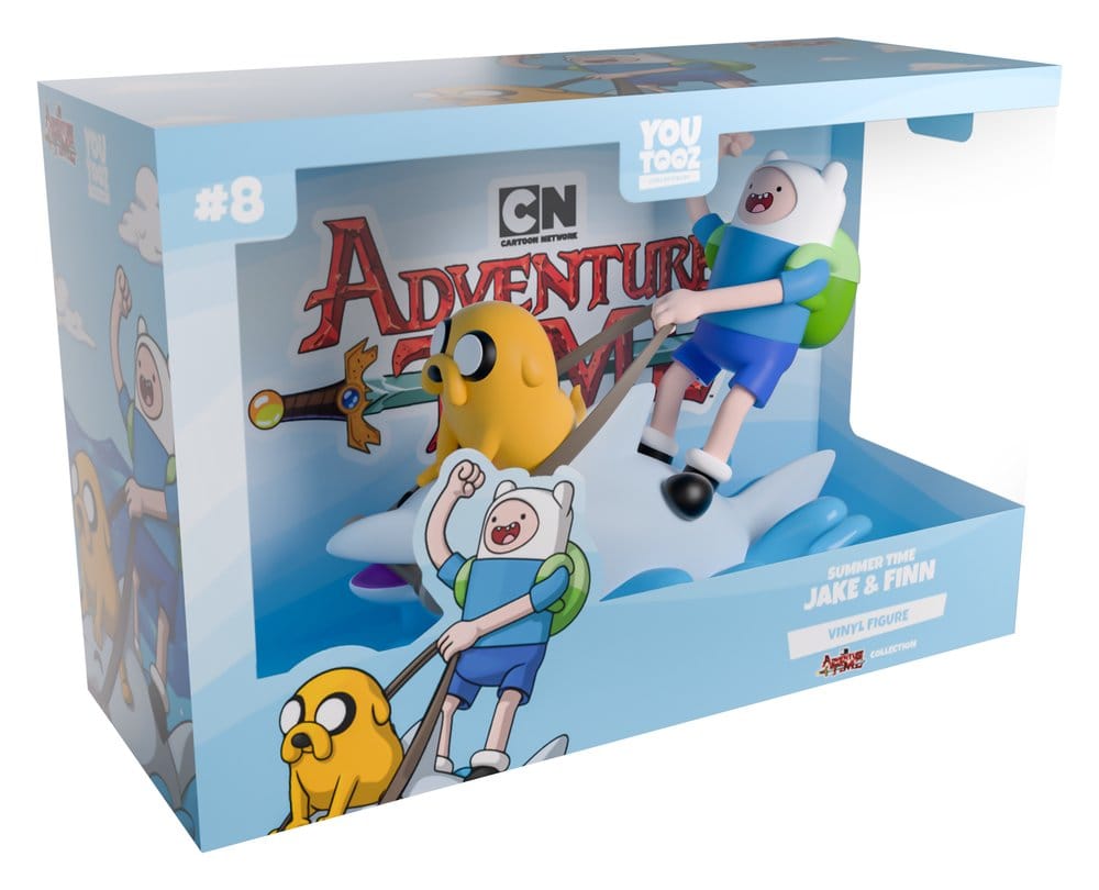 Adventure Time Vinyl Figure Jake & Finn Summertime 13 cm 0810222371396