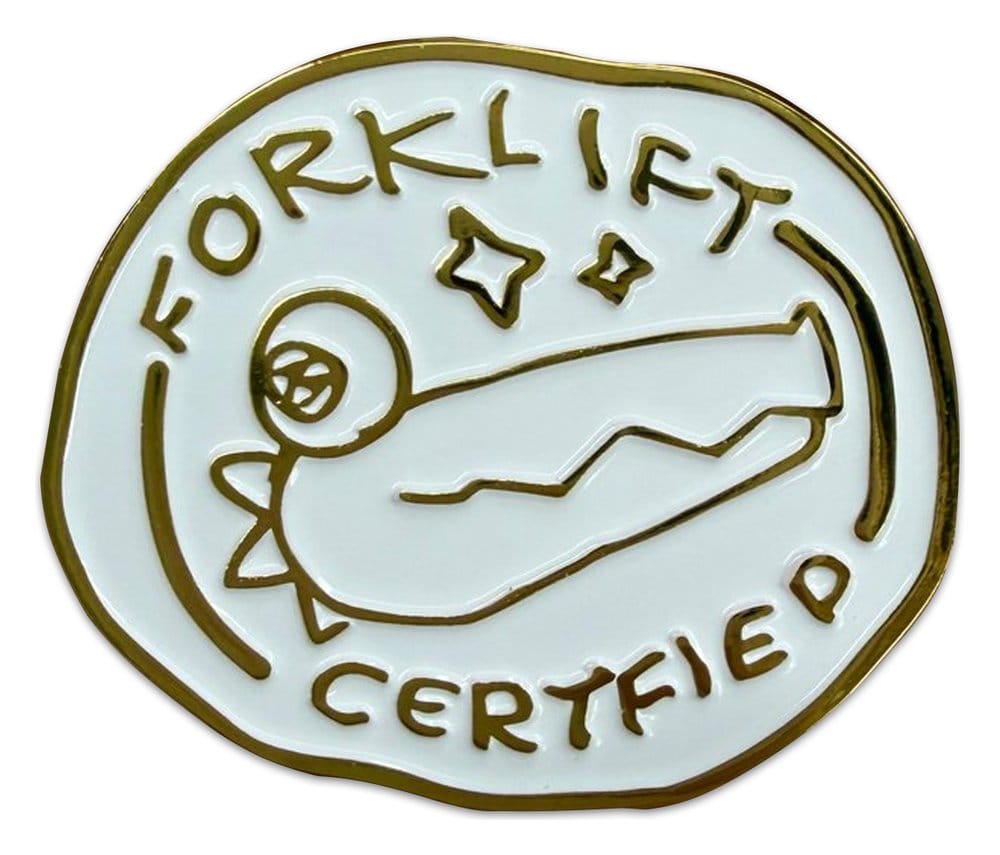 Crashout Crew Pin Badge Forklift Certified 0810222371464