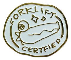 Crashout Crew Pin Badge Forklift Certified 0810222371464