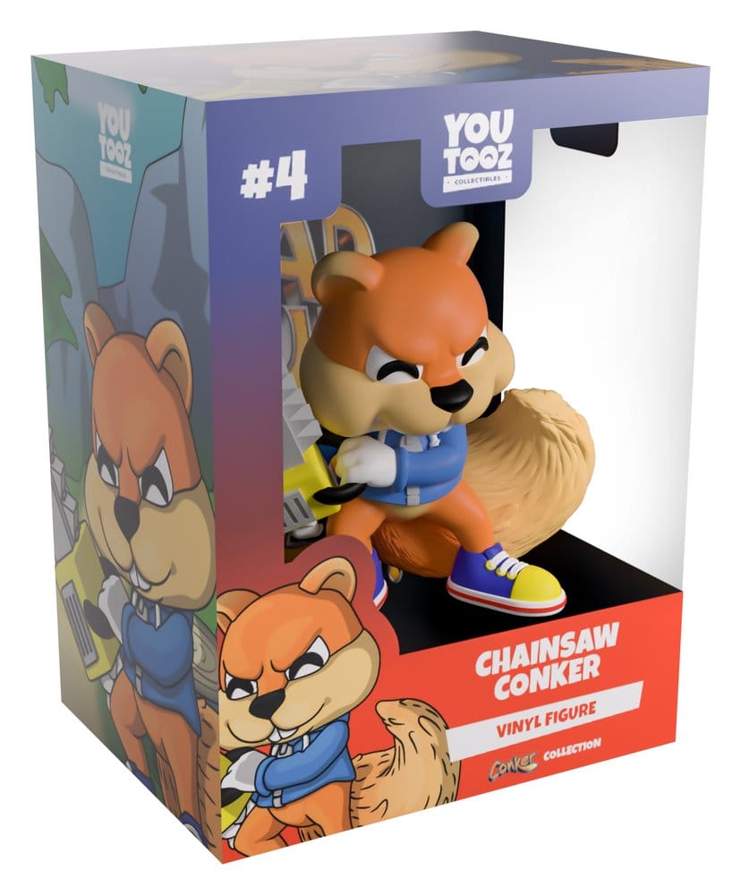 Conker’s Bad Fur Day Vinyl Figure Chainsaw Conker 8 cm 0810222373604