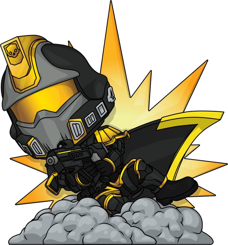Helldivers 2 Vinyl Figure Hero of the Federation 10 cm 0810222375691