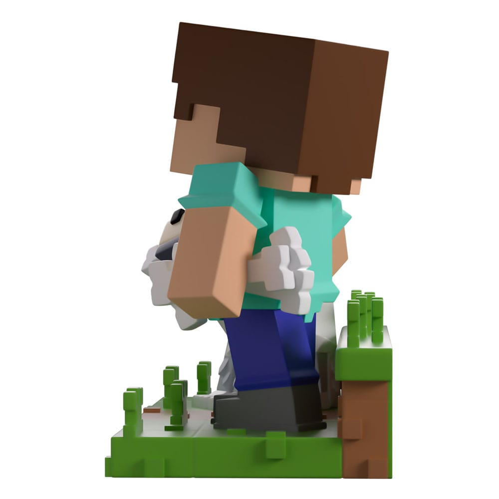 Minecraft Vinyl Figure Taming a Wolf 10 cm 0810190430965