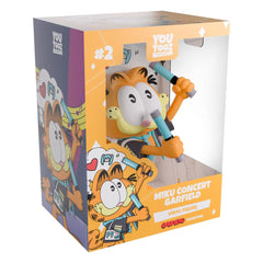 Hatsune Miku x Garfield Vinyl Figure Miku Concert Garfield 13 cm          0810190432761