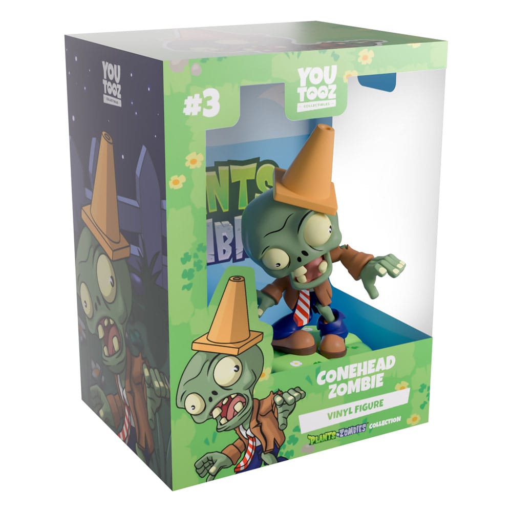 Plants vs. Zombies Vinyl Figure Conehead Zombie 12 cm            0810190432938