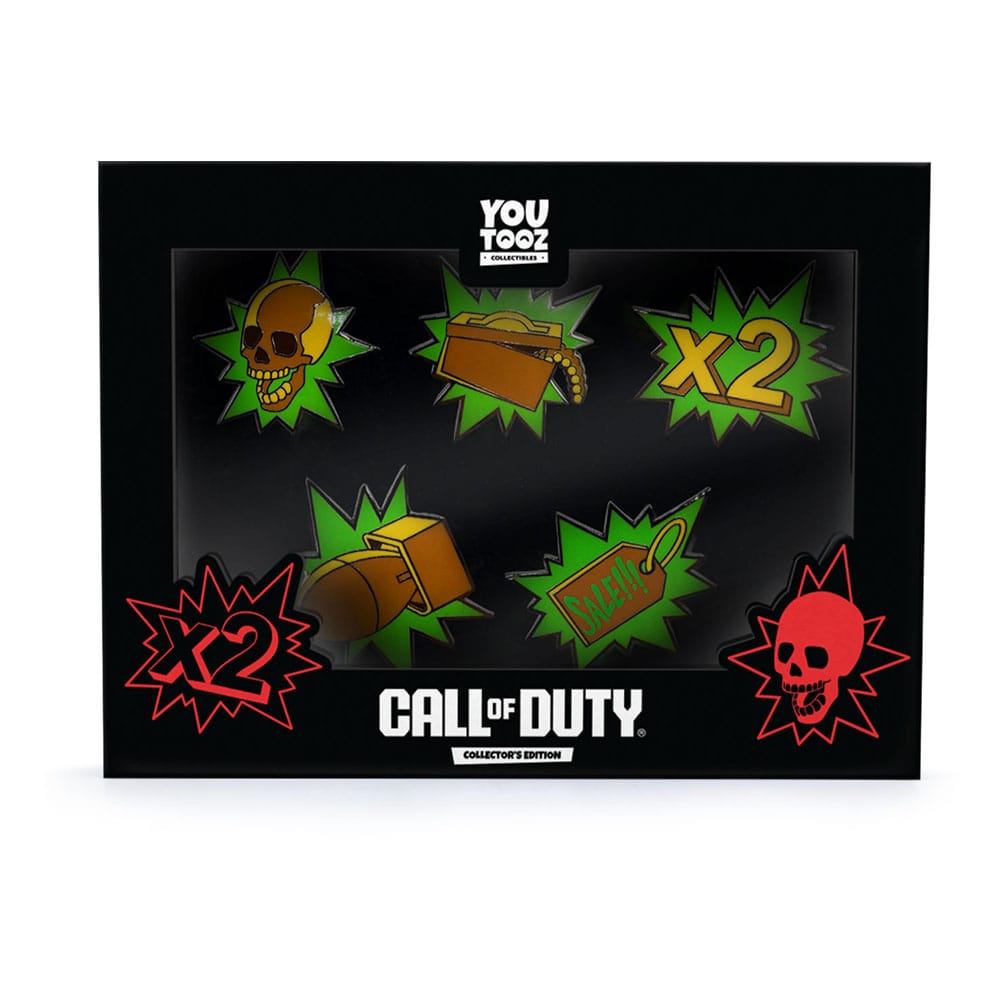 Call of Duty Enamel Pins Set Zombies Ver. 2 3 cm (6) 0810190433720