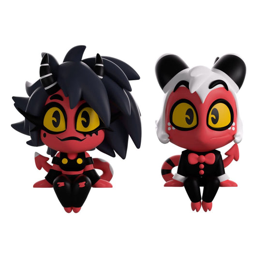 Helluva Boss Vinyl Figures Millie & Moxxie Monitor Buddiez              0810190435021