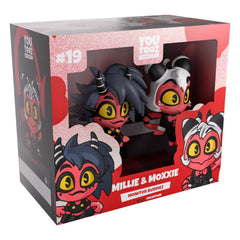 Helluva Boss Vinyl Figures Millie & Moxxie Monitor Buddiez              0810190435021