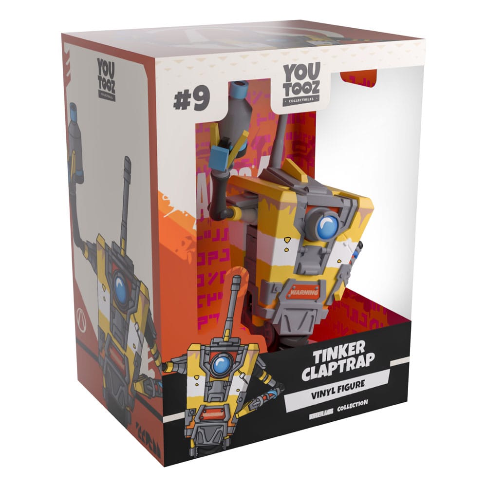 Borderlands Vinyl Figure Tinker Claptrap 13 cm   0810190435229
