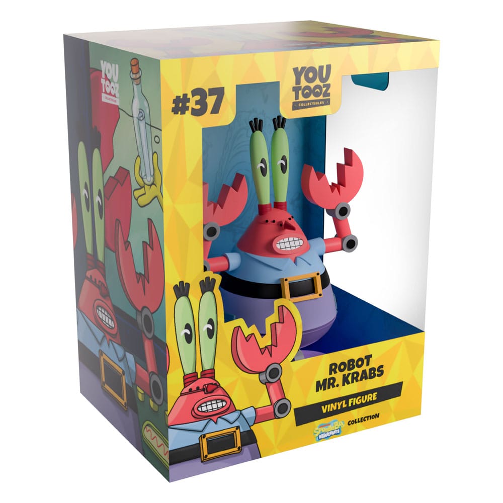 SpongeBob SquarePants Vinyl Figure Robot Mr. Krabs 13 cm 0810190435298