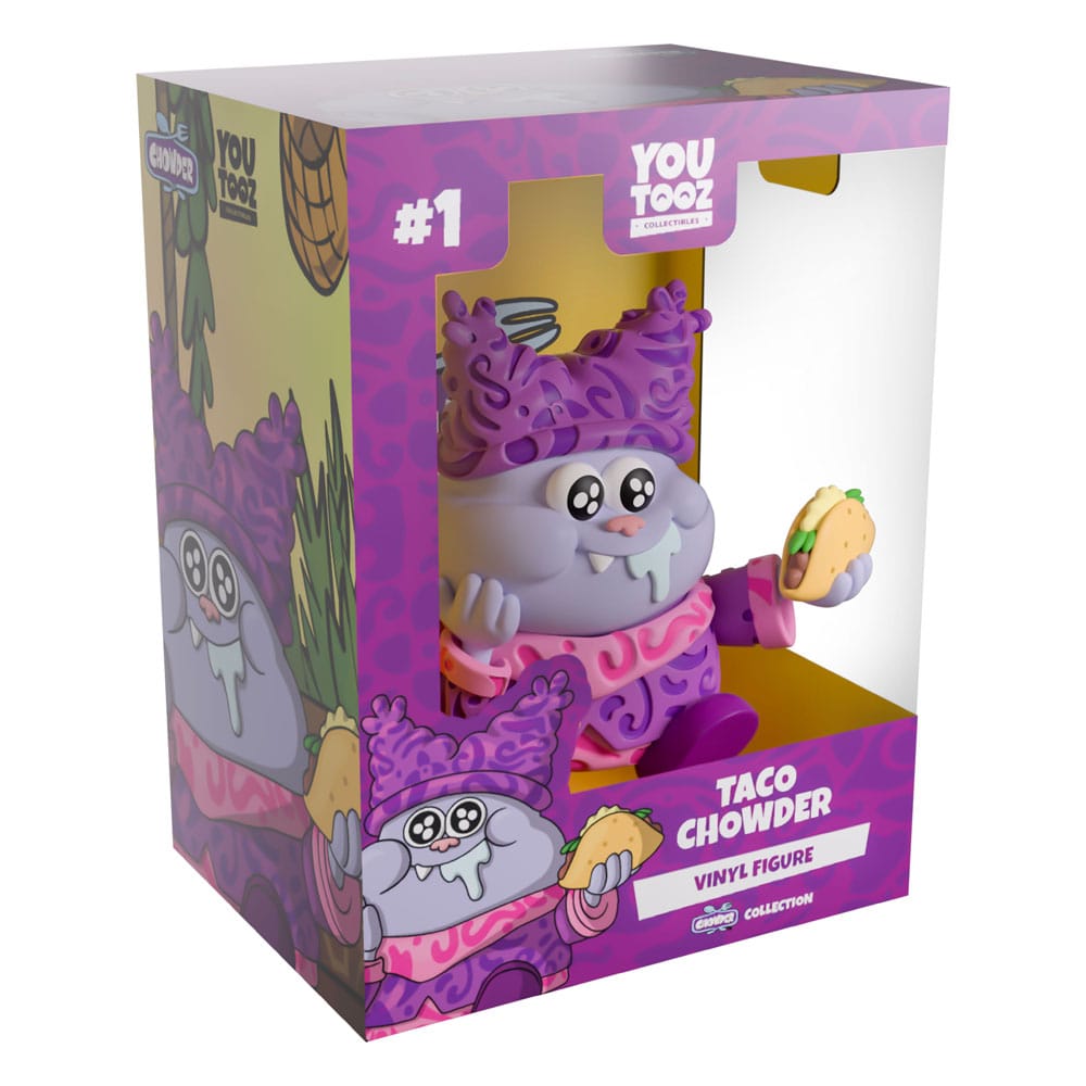 Chowder Vinyl Figure Taco Chowder 10 cm  0810190437094