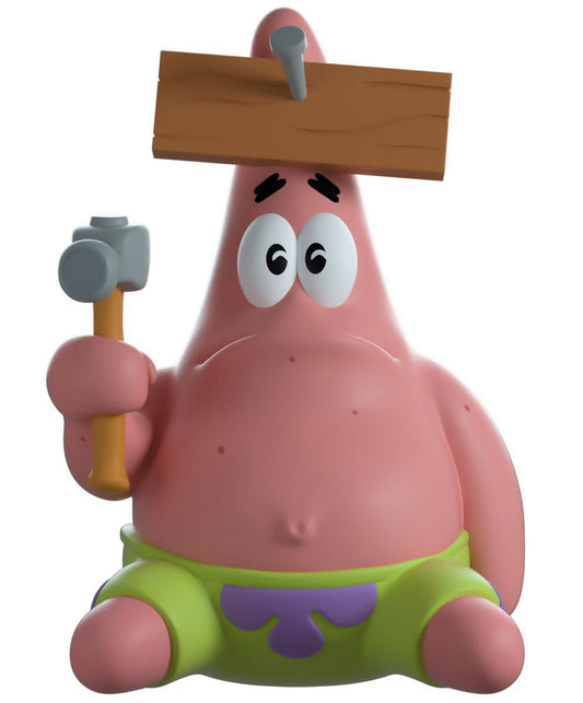 SpongeBob SquarePants Vinyl Figure Nail on Head Patrick 10 cm 0810085559757