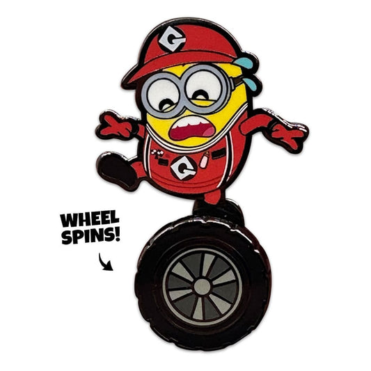 Despicable Me Pin Badge Tire Minion Spinning 5 cm 0810163650390