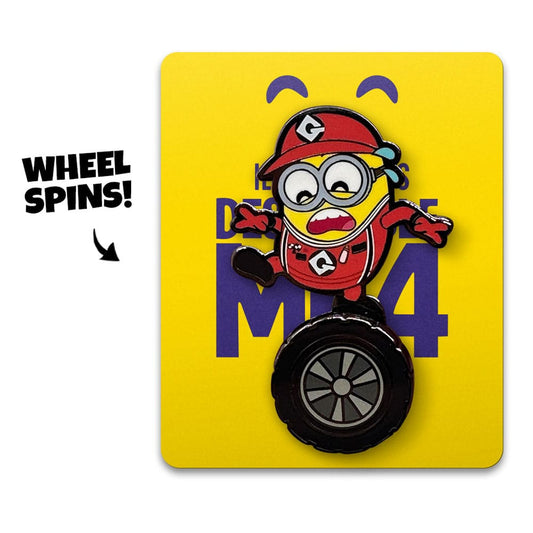 Despicable Me Pin Badge Tire Minion Spinning 5 cm 0810163650390