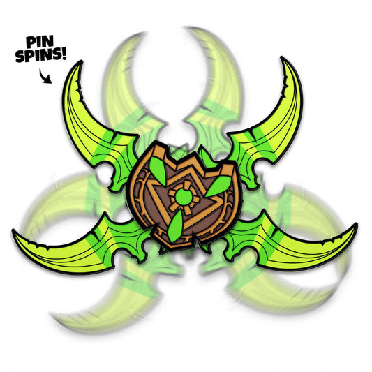 World Of Warcraft Pin Illidian Stormrage's Warglaives 5 cm            0810163652547