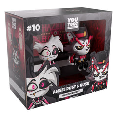 Hazbin Hotel Vinyl Figures Angel Dust & Husk Monitor Buddiez 0810163658020
