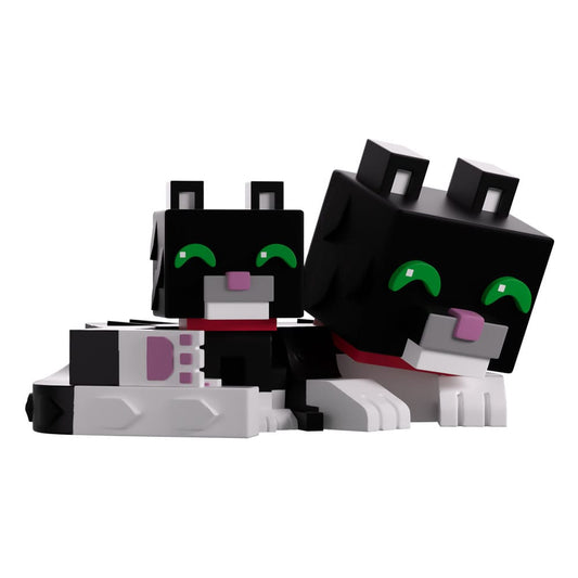 Minecraft Vinyl Figure Tuxedo Cat 6 cm 0810163659409