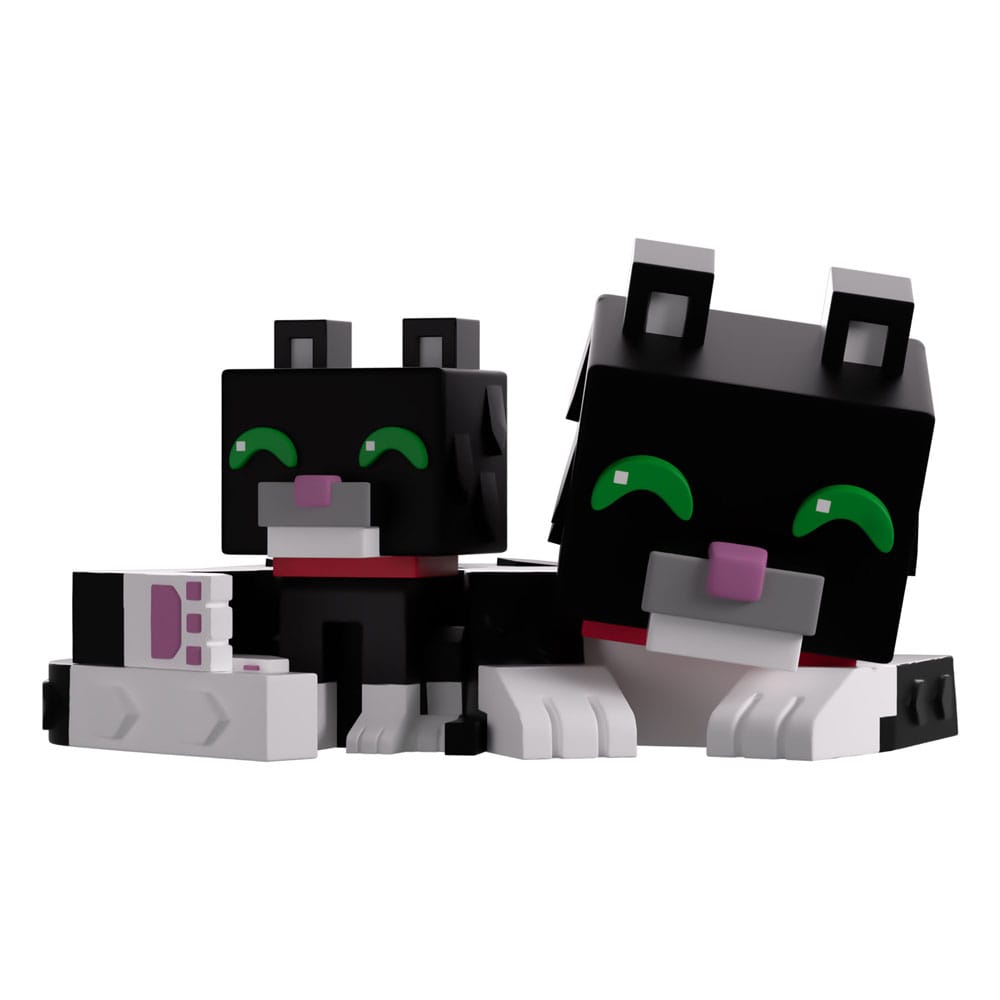 Minecraft Vinyl Figure Tuxedo Cat 6 cm 0810163659409