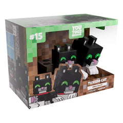 Minecraft Vinyl Figure Tuxedo Cat 6 cm 0810163659409