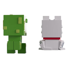Minecraft Vinyl Figures Wolf and Creeper Monitor Buddiez 0810163659416