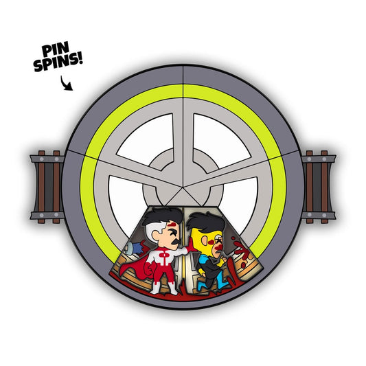 Invincible Pin Badge Invincible Spinning 10 cm 0810163659584