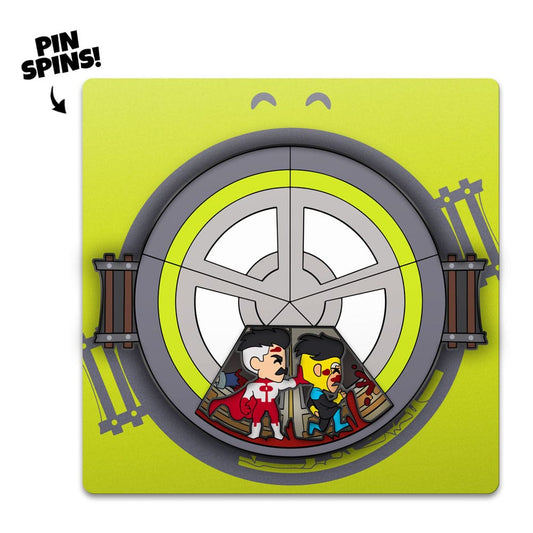 Invincible Pin Badge Invincible Spinning 10 cm 0810163659584