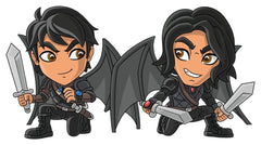 A Court of Thorns and Roses Vinyl Figure Azriel and Cassian 11 cm 0810235671780