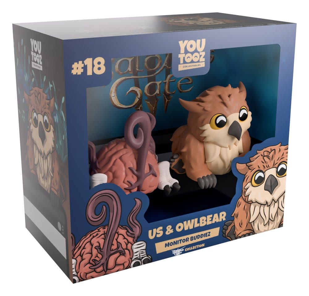 Baldur's Gate 3 Vinyl Figures Us & Owlbear 4 cm 0810235672602