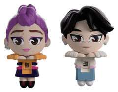 KPop Demon Hunters Vinyl Figures Jinu & Rumi Monitor Buddiez 6 cm 0810208712878