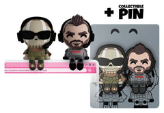 Call of Duty Vinyl Figures Ghost & Soap Monitor Buddiez 7 cm  0810208715992