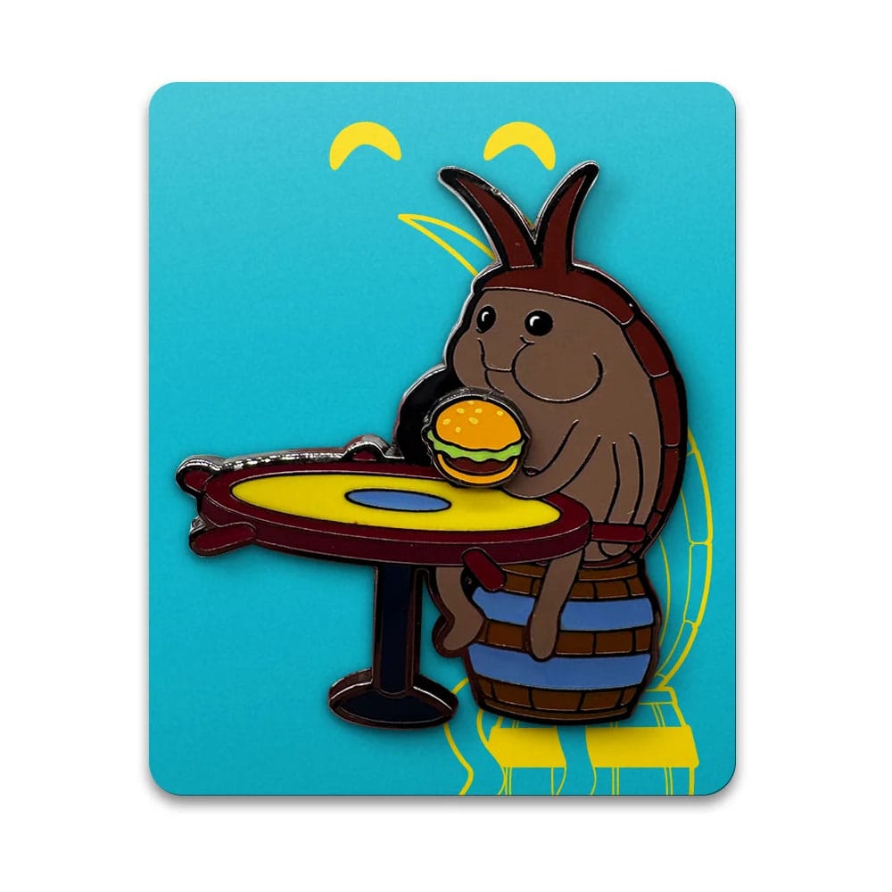 SpongeBob SquarePants Pin Badge Cockroach 5 cm      0810140785787