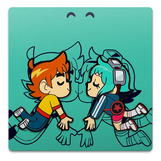Scott Pilgrim Pin Badge Scott & Ramona Kissing 5 cm 0810140789518