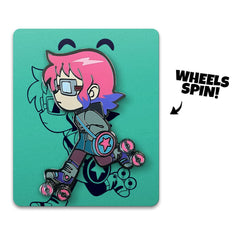 Scott Pilgrim Pin Badge Ramona Skating 5 cm 0810140789525