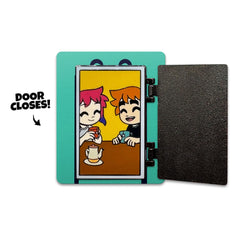 Scott Pilgrim Pin Badge Door Swinging 5 cm 0810140789532
