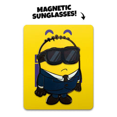 Despicable Me Pin Badge Sunglasses Suit Minion 5 cm 0810140789570
