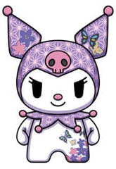 Sanrio DZNR Plush Figure Kuromi Asanoha Edition 18 cm         4895217515968