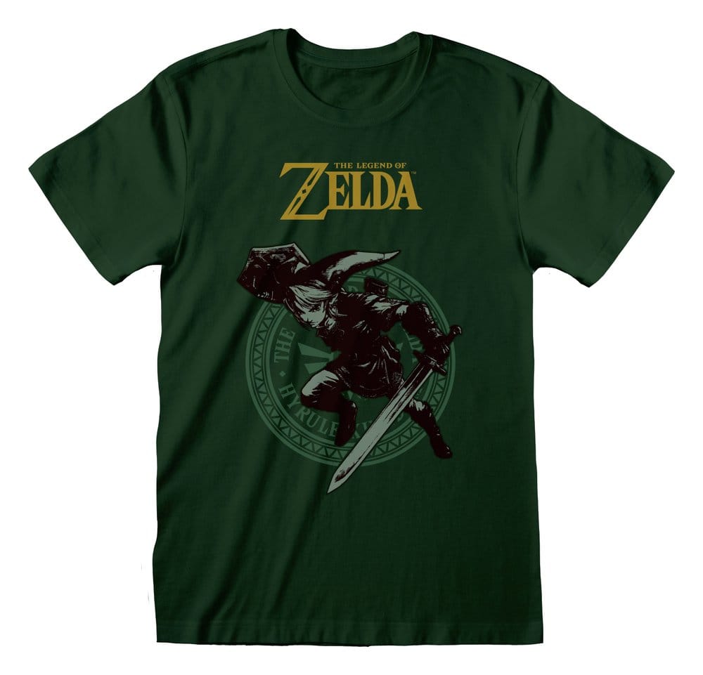 Nintendo The Legend of Zelda T-Shirt Link Pose Size M 5055910389818